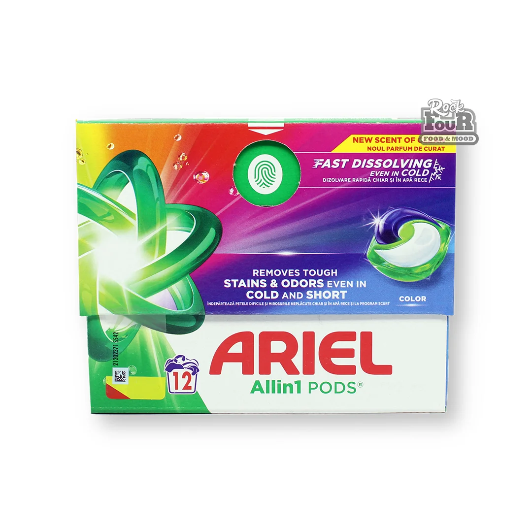 Լվացքի պարկուճներ «Ariel Color» 12հատ